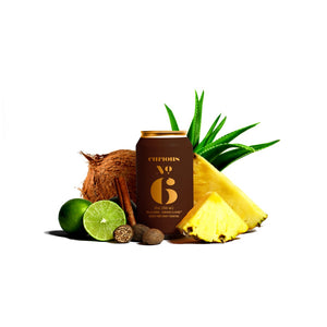 Curious Elixirs no. 6 — Coconut Pineapple Painkiller - Minus Moonshine | Dry Drinks And Potions