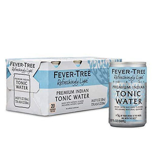 Fever Tree — Light Tonic, 8-pack of 5 oz cans - Minus Moonshine | Dry Drinks And Potions