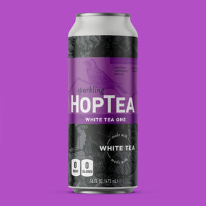 
            
                Load image into Gallery viewer, Hoplark Hoptea — The White Tea One, White Tea - 4-pack of 16 oz cans - Minus Moonshine | Dry Drinks And Potions
            
        