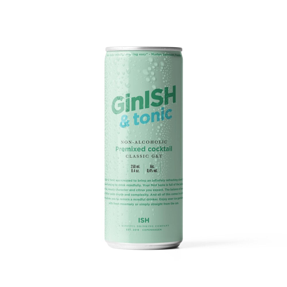 Ish — GinISH & tonic, 4-pack cans - Minus Moonshine | Dry Drinks And Potions
