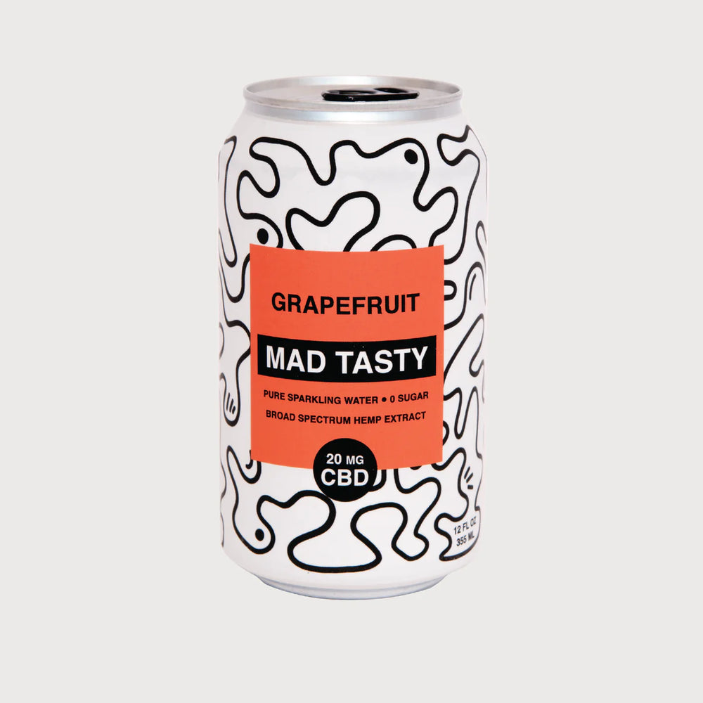 Mad Tasty — Grapefruit, CBD Sparkling Water 4-pack