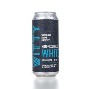 Woodland Farms Brewery — Witty, Non-Alcoholic Wheat Beer - 4-pack of 16 oz cans - Minus Moonshine | Dry Drinks And Potions