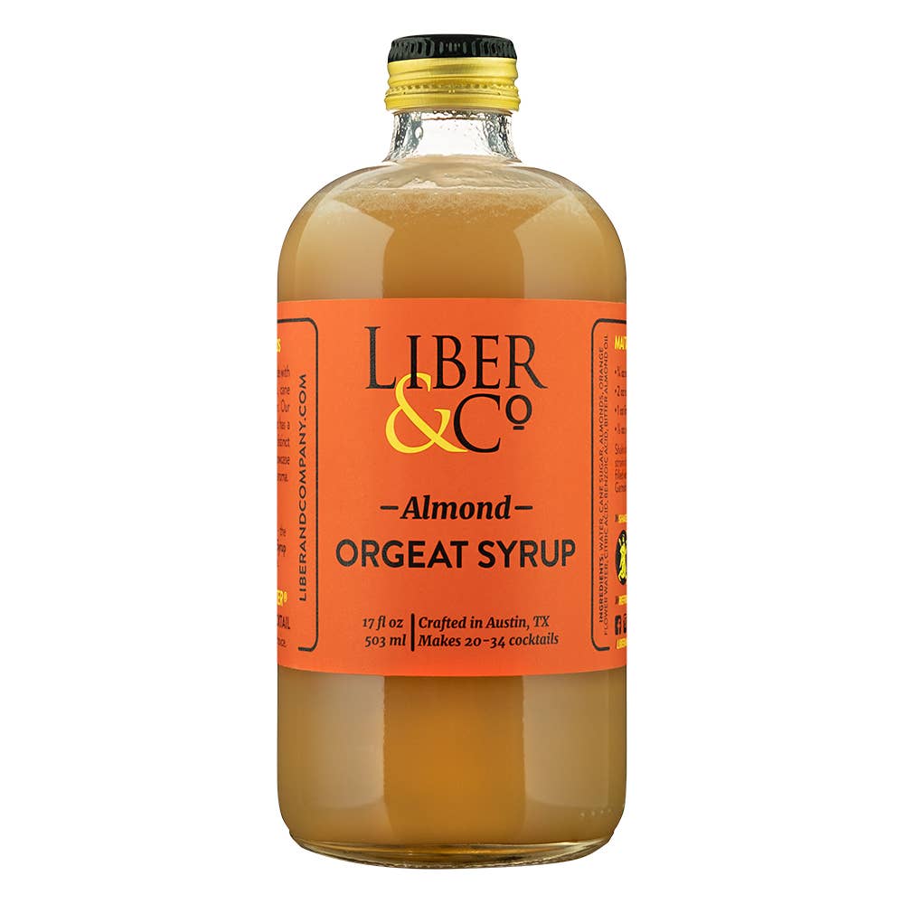 Liber & Co. — Almond Orgeat Syrup - 9.5 oz - Minus Moonshine | Dry Drinks And Potions