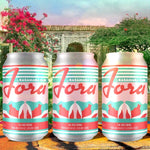 Casamara Club — Fora, The Red Drink, Non-Alcoholic Leisure Soda, 4-pack of 12 oz cans - Minus Moonshine | Dry Drinks And Potions