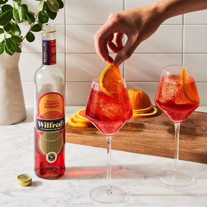 
            
                Load image into Gallery viewer, Wilfred&amp;#39;s Aperitif — Bittersweet Non-Alcoholic Spritz - Minus Moonshine | Dry Drinks And Potions
            
        