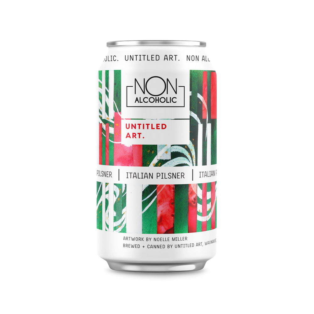 Untitled Art — NA Italian Pilsner, 6-pack of 12 oz cans - Minus Moonshine | Dry Drinks And Potions